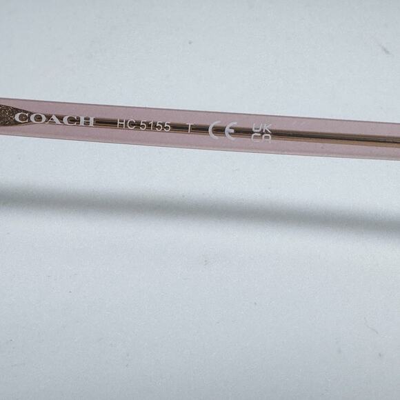 Coach Eyeglasses Frames HC5155 9331 Shiny Rose Gold Wire Rim 54-20-140 H17712 - Picture 6 of 7